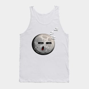 cartoon moon Tank Top